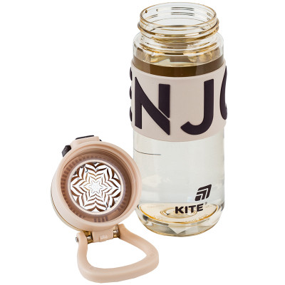 Пляшка для води Kite 550 мл коричнева (K25-1232-3) Вінниця - фото 4