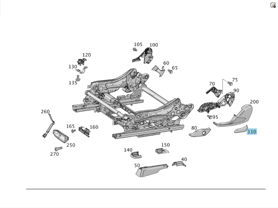 Mercedes-Benz  A1669107404 9051 Нижня чорна бічна кришка переднього правого сидіння ML/GLE W166 GLE Coupe C292 GL/GLS X166 Одеса