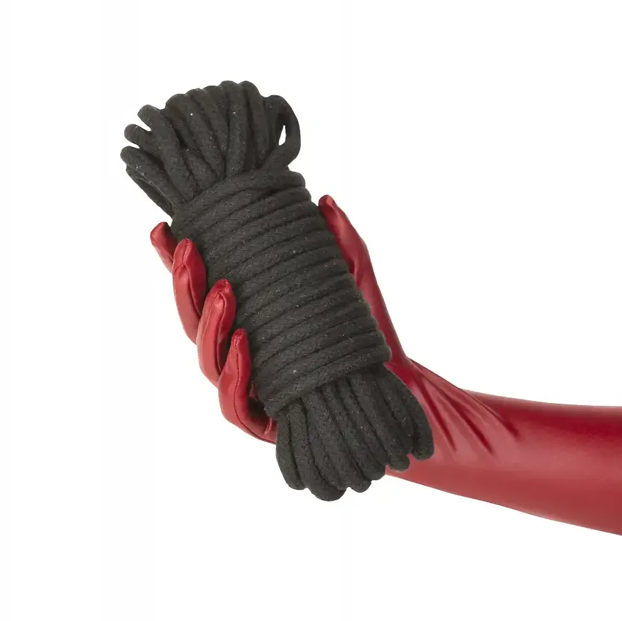 Мотузка для шибарі Punishment - Bondage Rope - Black Львов - изображение 3