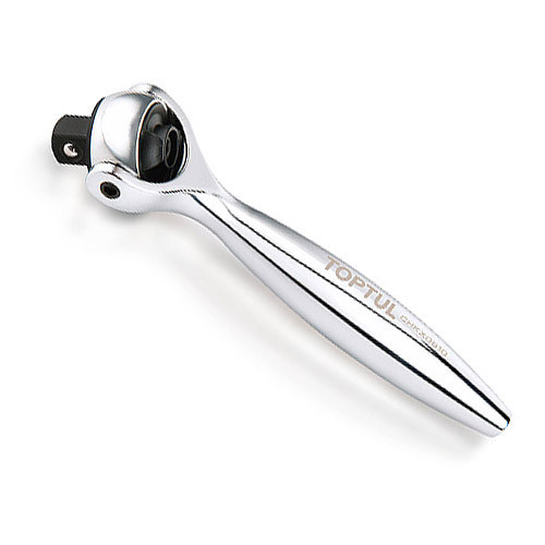 Міні трещітка 1/4" з шарніром (360°) 90 зубців TOPTUL CHKX0810 Одеса - фото 1