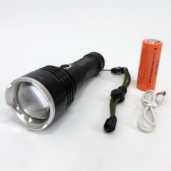 Акумуляторний ліхтар для домашнього використання X-Balog, Світлодіодний міцний ліхтарик DY-69 Львів - фото 7