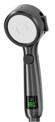 Душевая Лейка  под давлением с  светодиодным цифровым дисплеем индикатором температуры 28 х 9 х 2 см Одесса - изображение 3