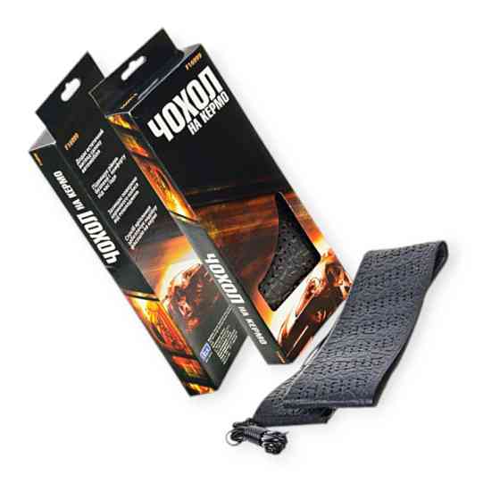 Оплетка l кожзам (39 - 41 см) черная перфор. руля Мукачево