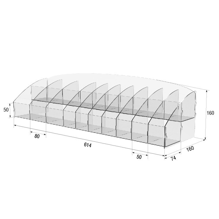 Шоу бокс EKOSTAR для чайных пакетиков 614х160х160 Киев - изображение 3