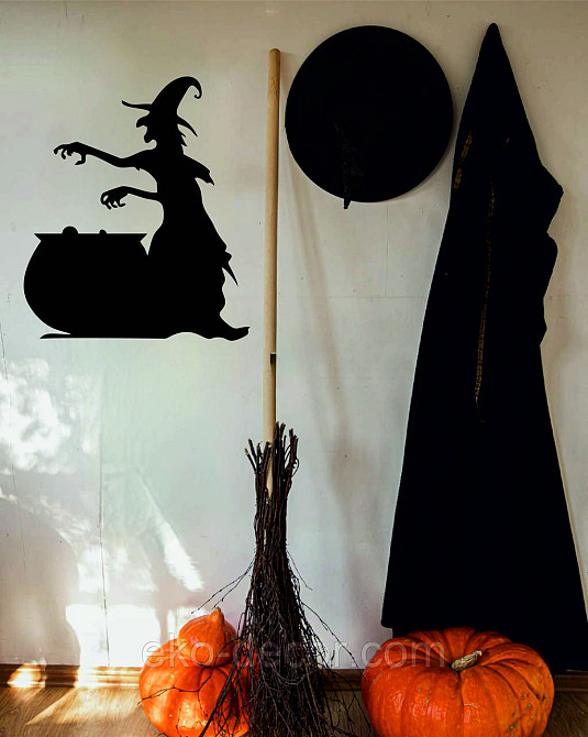 Декоративное настенное 3D Панно «Ведьма», Декор на стену с объемом Киев - изображение 6