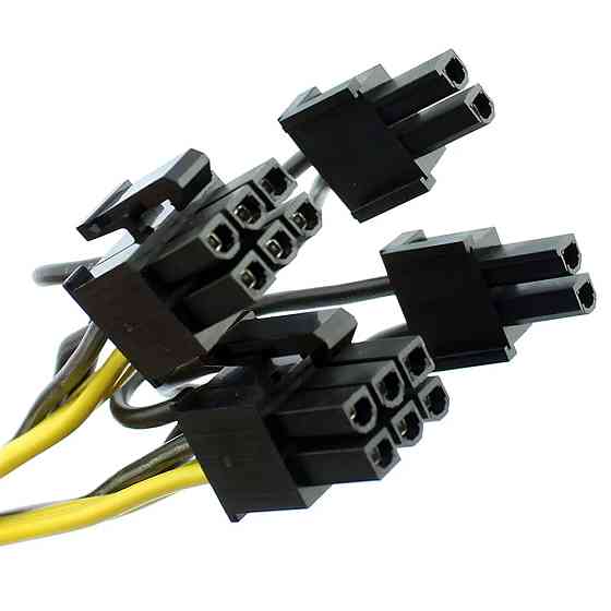 Кабель живлення для відеокарти ATX 6pin на 8pin (6+2), 50см Вінниця