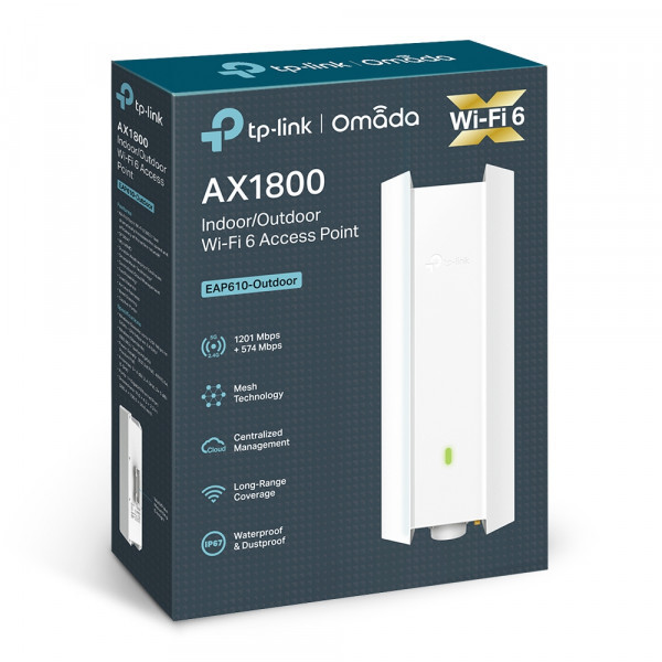 Точка доступу TP-Link EAP610 Outdoor, AX1800 1xGE LAN PoE MU-MIMO стел (EAP610-Outdoor) Киев - изображение 5