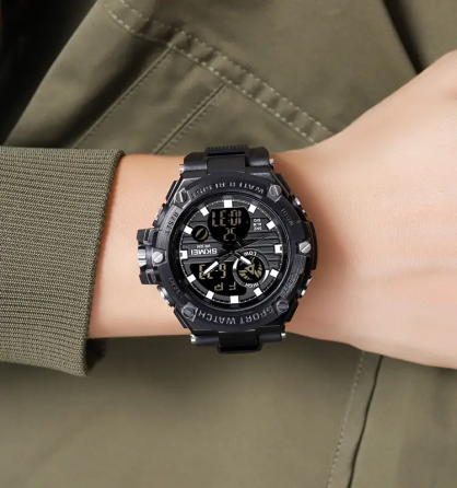 Часы мужские наручные спортивные Skmei 2119 (Черный) Винница