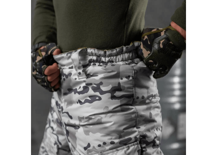 Двухсторонний тактический костюм куртка и штаны Oblivion Werewolf (Мультикам + Арктика) размер S Винница - изображение 11