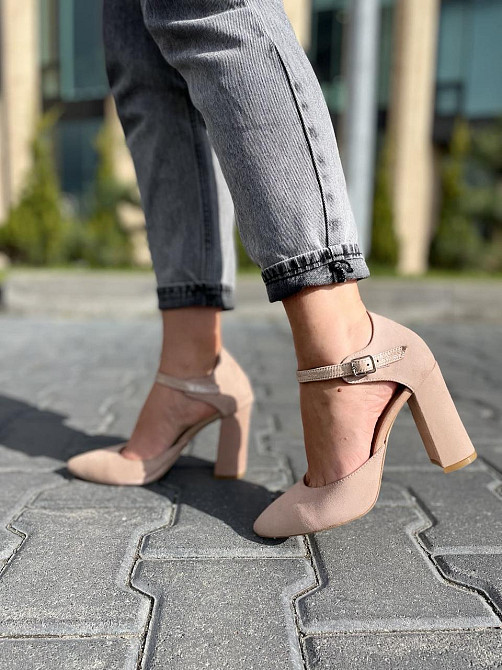 Nivelle Босоніжки жіночі NIVELLE 1910/9535-9544 пудра (літо, замша натуральна) (3720) Коломия - фото 6