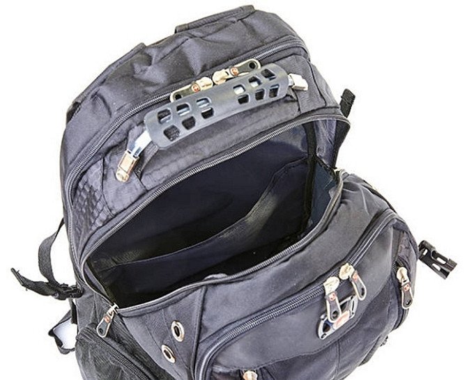 Рюкзак спортивный SWR 7620-1 30л 44x32x13 черно-серый Киев - изображение 9