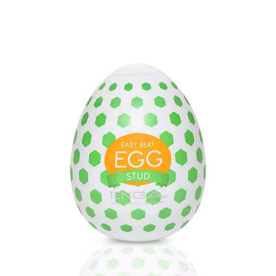 Мастурбатор-яйце Tenga Egg Stud із шестикутними виступами Sex Aura Київ