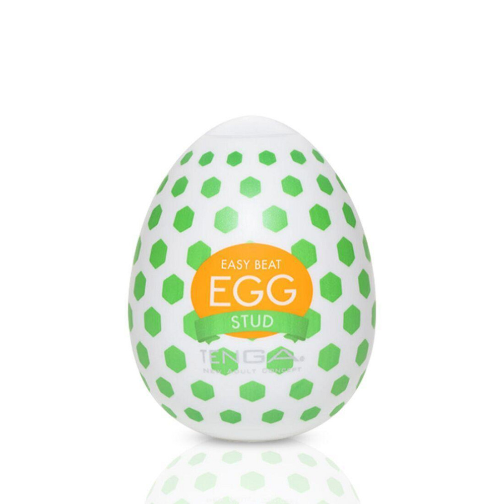Мастурбатор-яйце Tenga Egg Stud із шестикутними виступами Sex Aura Київ - фото 1