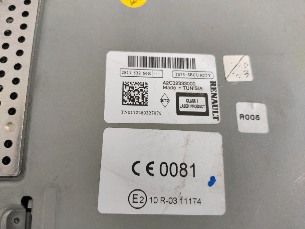 Автомагнітола Renault Megane III 2008-2015 (281153266R) Ковель - фото 2