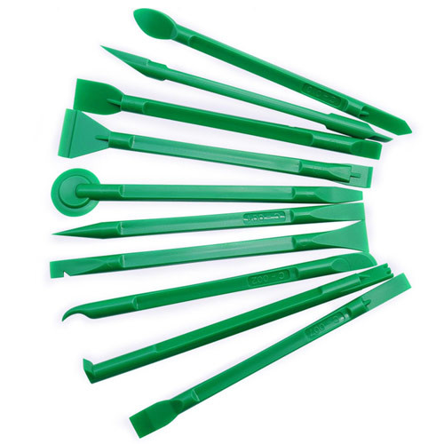 Набор 2х-сторонних лопаток 10шт для вскрытия корпусов разборки электроники, пластик Винница - изображение 2