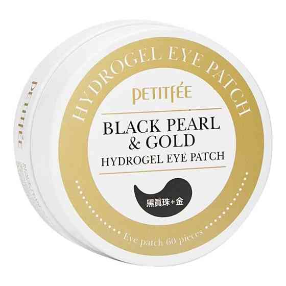 Гидрогелевые патчи для глаз Жемчуг-Золото Black Pearl&Gold Hydrogel Eye Patch Petitfee & Koelf 60 шт Киев