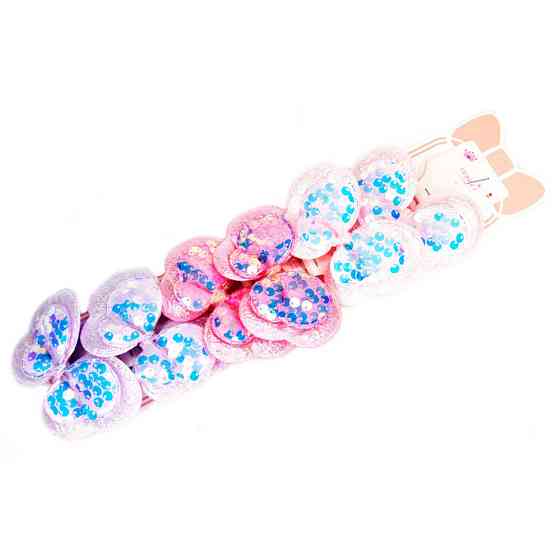 Резинка для волосся дитяча "Метелик з паєтками" 0108-408, 6 штук Вінниця