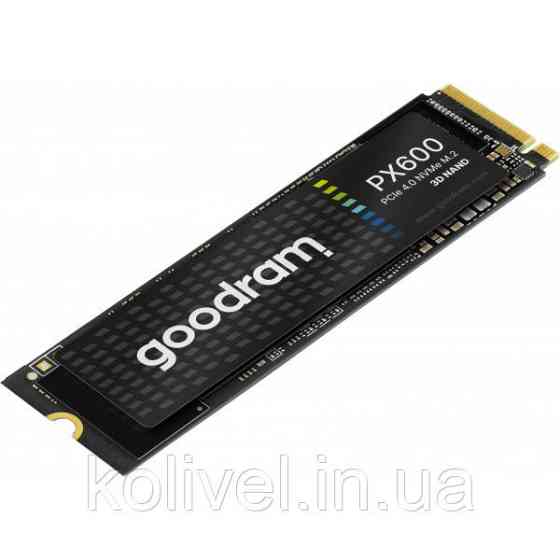 SSD 500GB GoodRAM PX600 M.2 2280 PCIe NVMe Gen 4x4 3D NAND, Retail (SSDPR-PX600-500-80) Київ