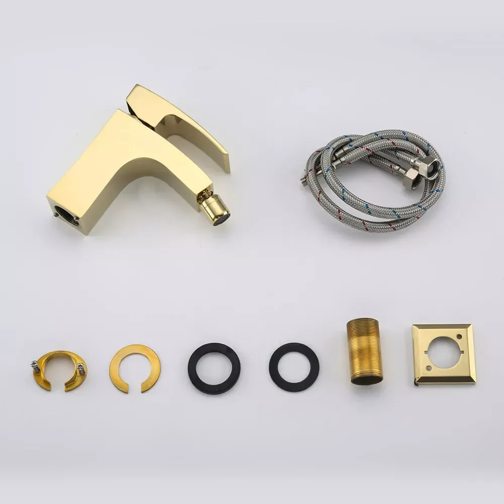 Змішувач для біде GAPPO G5007-3 золото Київ - фото 5