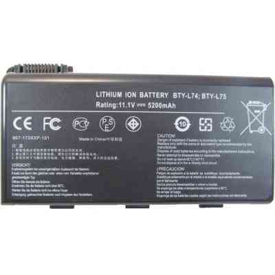 Аккумулятор для ноутбука AlSoft MSI BTY-L74 5200mAh 6cell 11.1V Li-ion (A41554) Винница