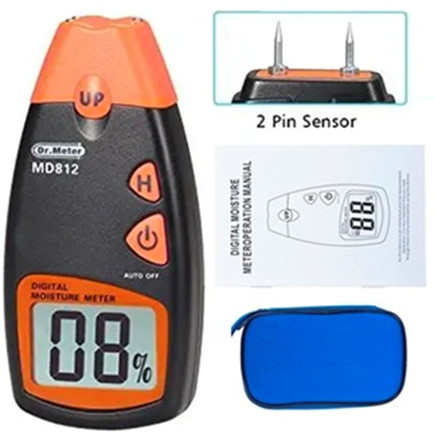 Цифровой измеритель влажности древесины MD-814 двойные щупы, крона и чехол Винница - изображение 5