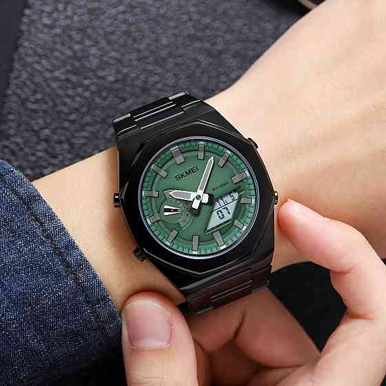 Skmei 1816BKGNWT Black-Green-White SBR Киев
