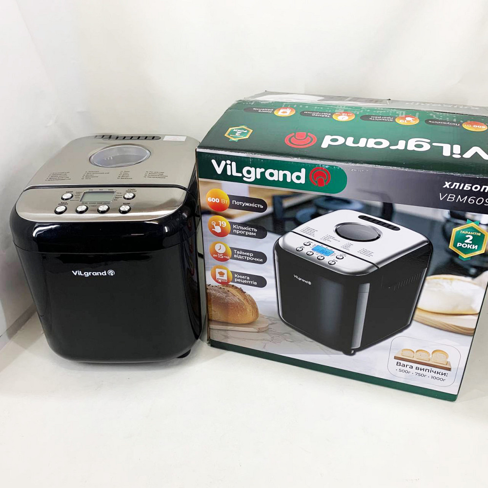 Печь хлебопекарная электрическая ViLgrand, Хлебопечки для дома, Быстрая выпечка хлеба YQ-87 Львов - изображение 10