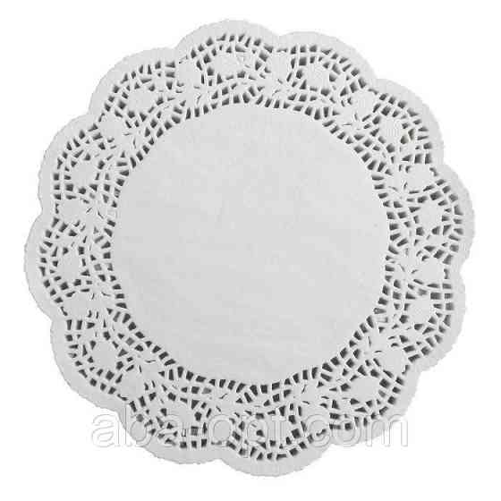 Салфетки ажурные бумажные круглые Ø 38 см (100 шт).Aba-Opt Одесса