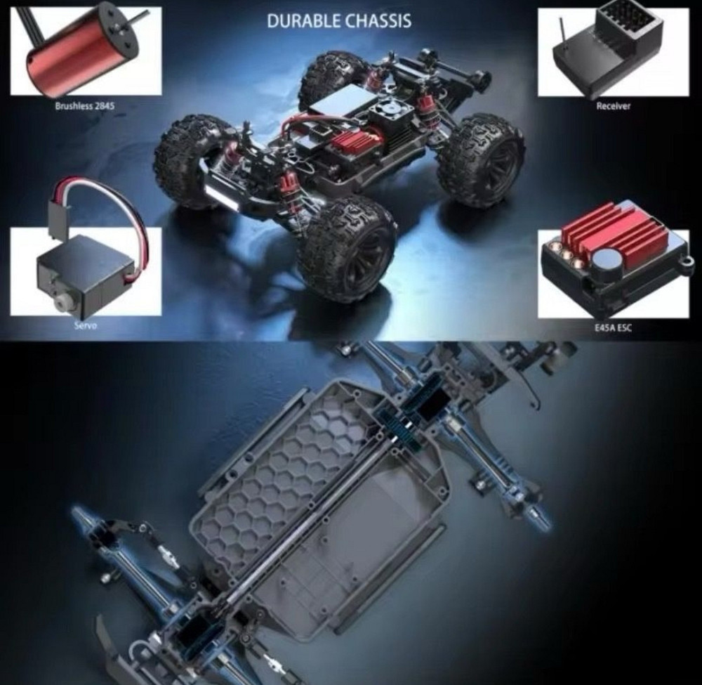 Радіокерована машинка MJX Hyper Go 16208 з 3s акумулятором. Київ - фото 2