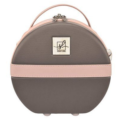 Косметичка Semi Line Бьюти-кейс 5L Brown/Pink Cream (DAS302677) Винница - изображение 4