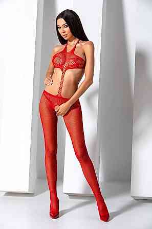 Відкритий бодістокінг Passion BS080 red Sex Aura Київ