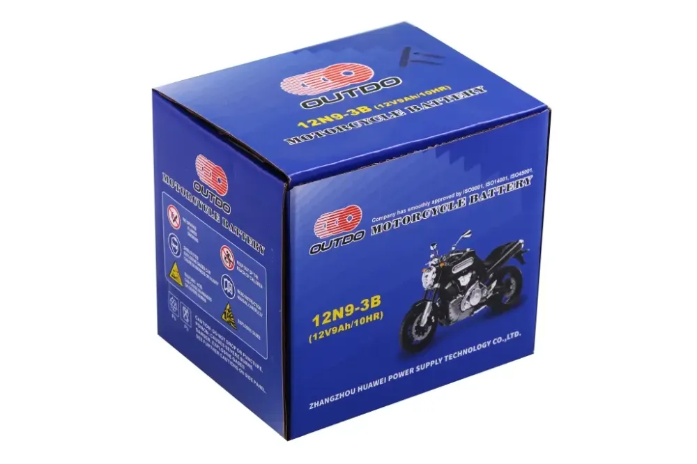 Аккум. батарея Мото 12В 9 Ач «Outdo» сухий + електроліт Вінниця - фото 5