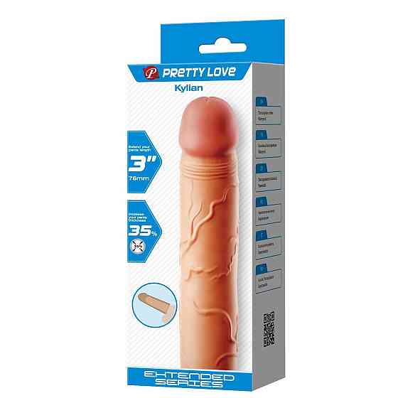 Насадка на член - Pretty Love Kylian Penis Extender +3