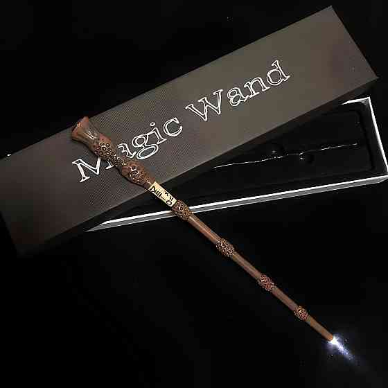 Светящаяся волшебная палочка Дамблдора RESTEQ — Бузинная палочка Гарри Поттер с подарочной коробкой Киев