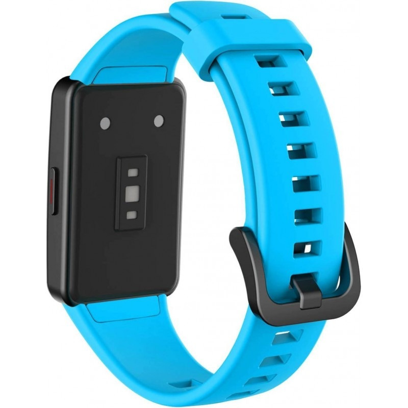 Силіконовий ремінець для фітнес-брасловів Huawei Ho№r Band 6 (Темно-зелений) Миколаїв - фото 4