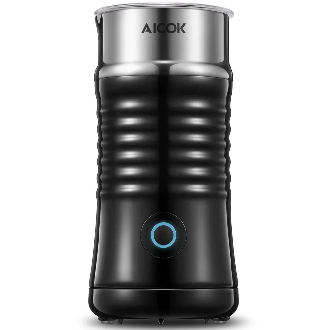 Спінювач молока Aicok 240 мл, міксер-пінозбивач, капучинатор з антипригарним покриттям, підігрів і х Київ - фото 8