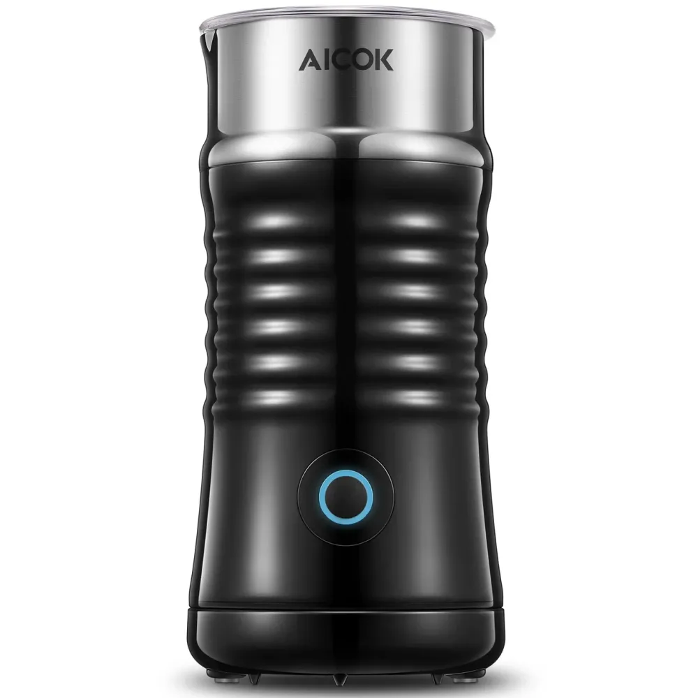 Спінювач молока Aicok 240 мл, міксер-пінозбивач, капучинатор з антипригарним покриттям, підігрів і холодна піна Київ - фото 8