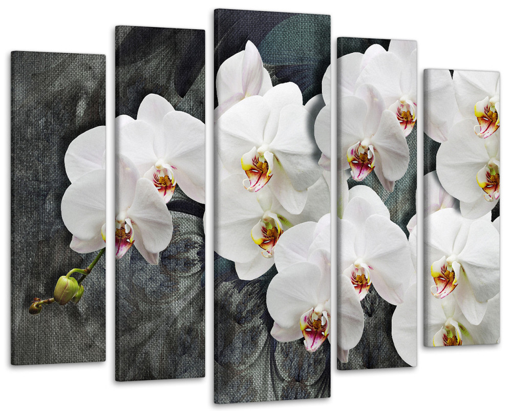 Модульна картина у вітальню / спальню Орхідея Art-423_5 ( 80х118см ) Київ - фото 1