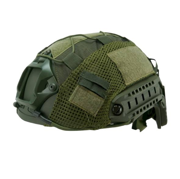 Защитный кавер (чехол) на баллистический шлем Fast Оливковый Киев - изображение 1