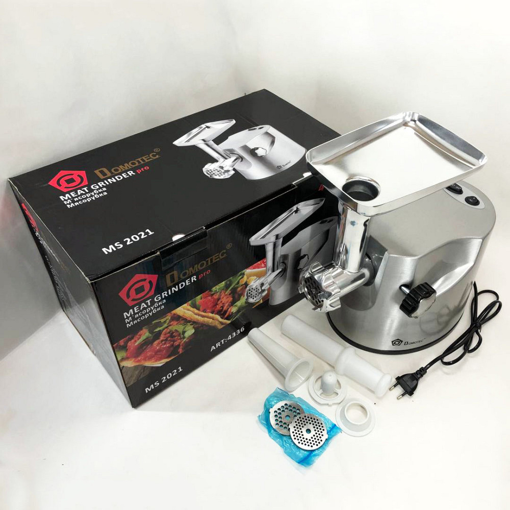 Надежная мясорубка для ежедневного использования DOMOTEC, Мощные мясорубки бытовые YT-54 Львов - изображение 7