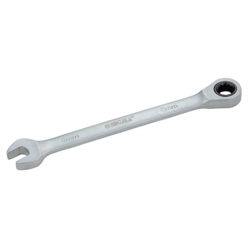 Sigma Ключ рожково-накидной трещоточный 8мм CrV SIGMA (6022081) Коломыя - изображение 3