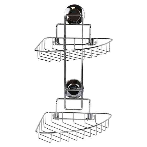Корзина на вакуумных присосках двойная s38 212×252×373мм AQUATICA (9783832) Киев
