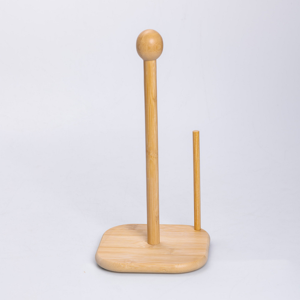 Yiwu Тримач для паперових рушників 15,5×15,5×32 (см) підставка дерев'яна HB-40-10 Киев - изображение 1