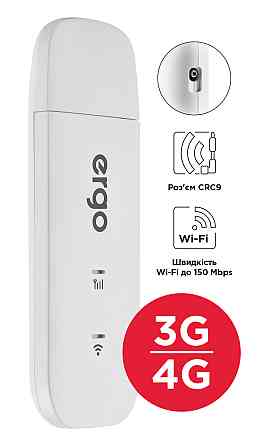 LTE USB Wi-Fi роутер ERGO W023-CRC9 (6931820) Київ