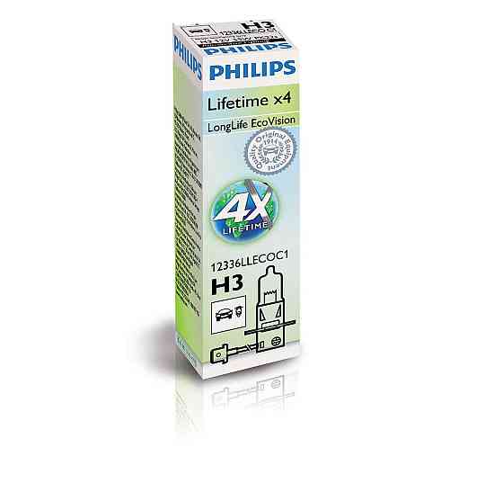 Галогенова лампа PHILIPS 12336LLECOC1 H3 55W 12V PK22s LLECO Харків