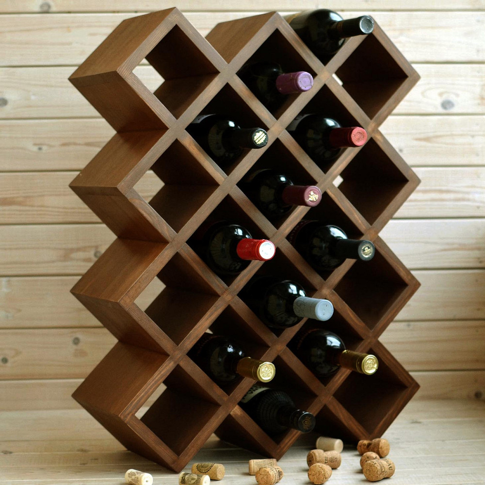 Настольная винная полка 