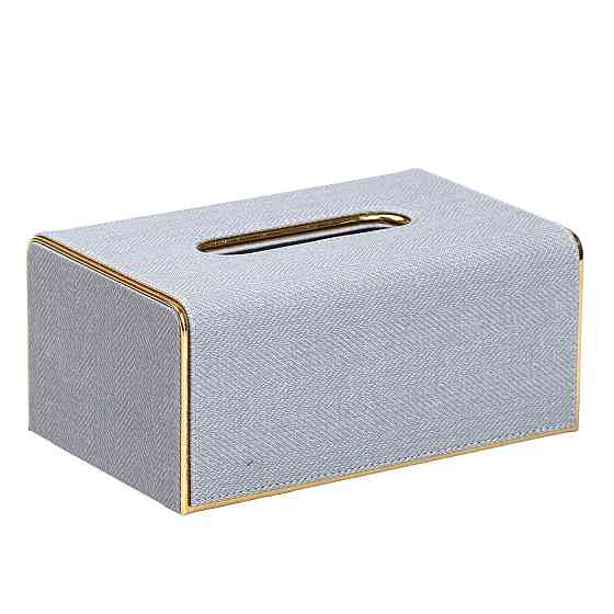 Текстильна салфетниця сірого кольору 21x13.5 см Київ