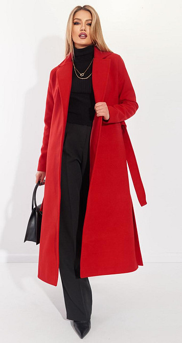 Кашемірове пальто з розрізами (44) Київ - фото 2