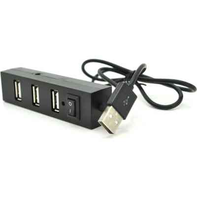 Концентратор Voltronic USB 3.0 to 4xUSB black (YT-HUB4-B) Вінниця