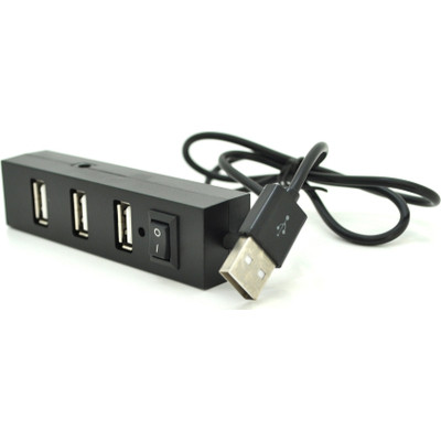 Концентратор Voltronic USB 3.0 to 4xUSB black (YT-HUB4-B) Вінниця - фото 1